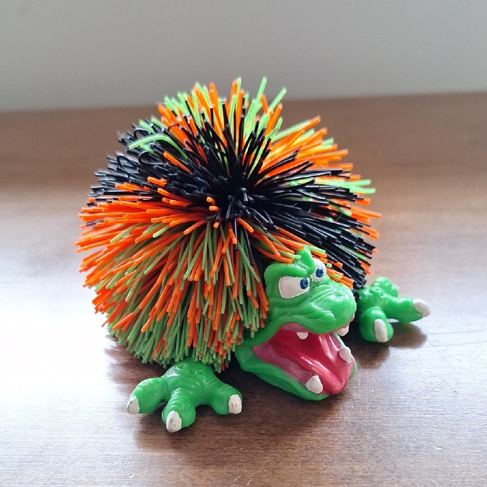 Koosh Ball Vintage 96 Colorful Spiky Dinosaur Toy